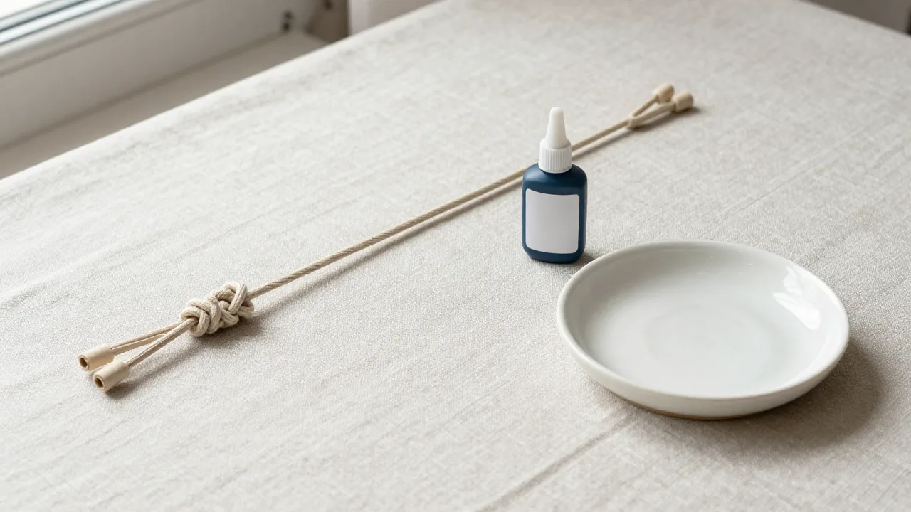 knot sample and cord ends for string for chinese knots